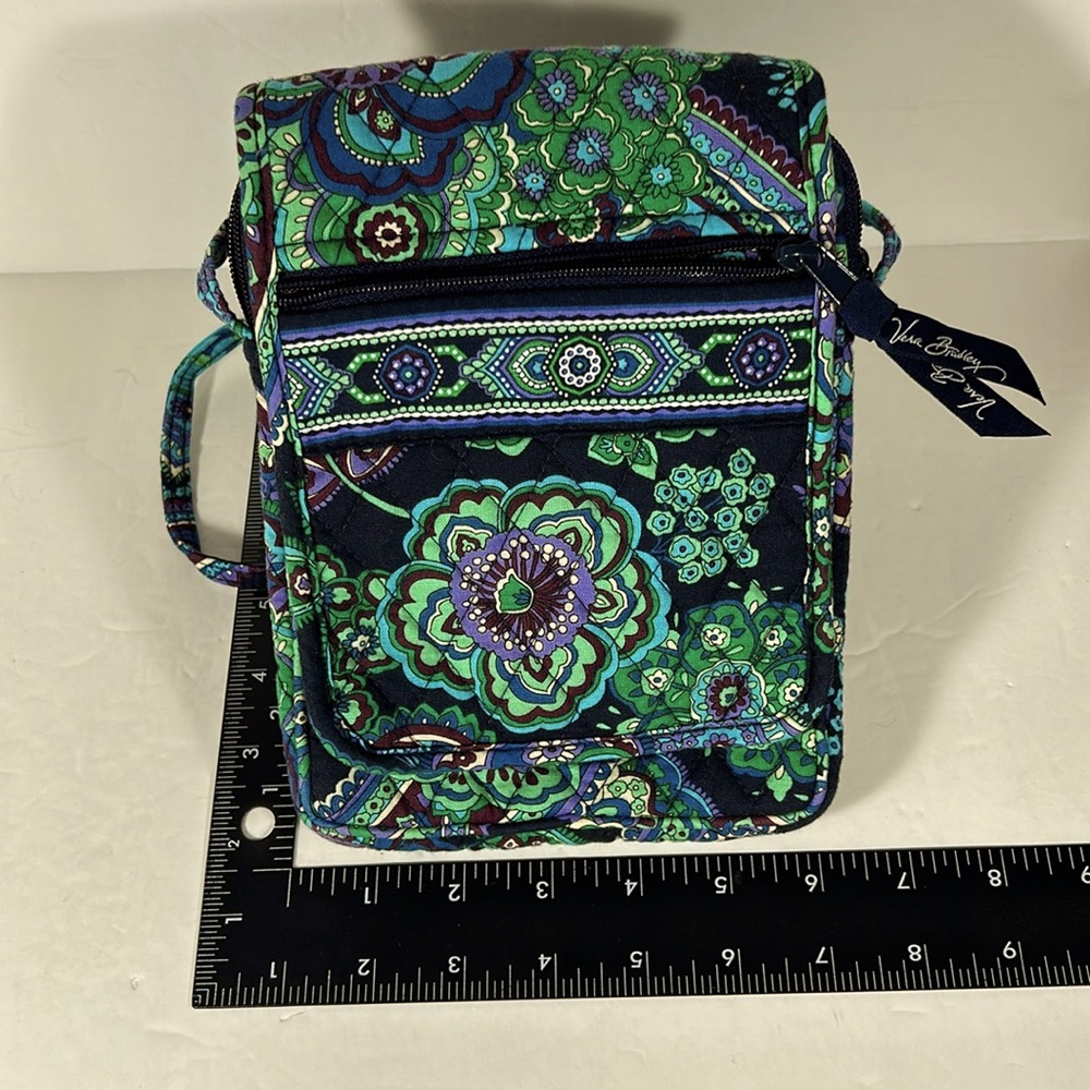 Vera Bradley Mini Hipster Rhythm & Blues Crossbody Bag.